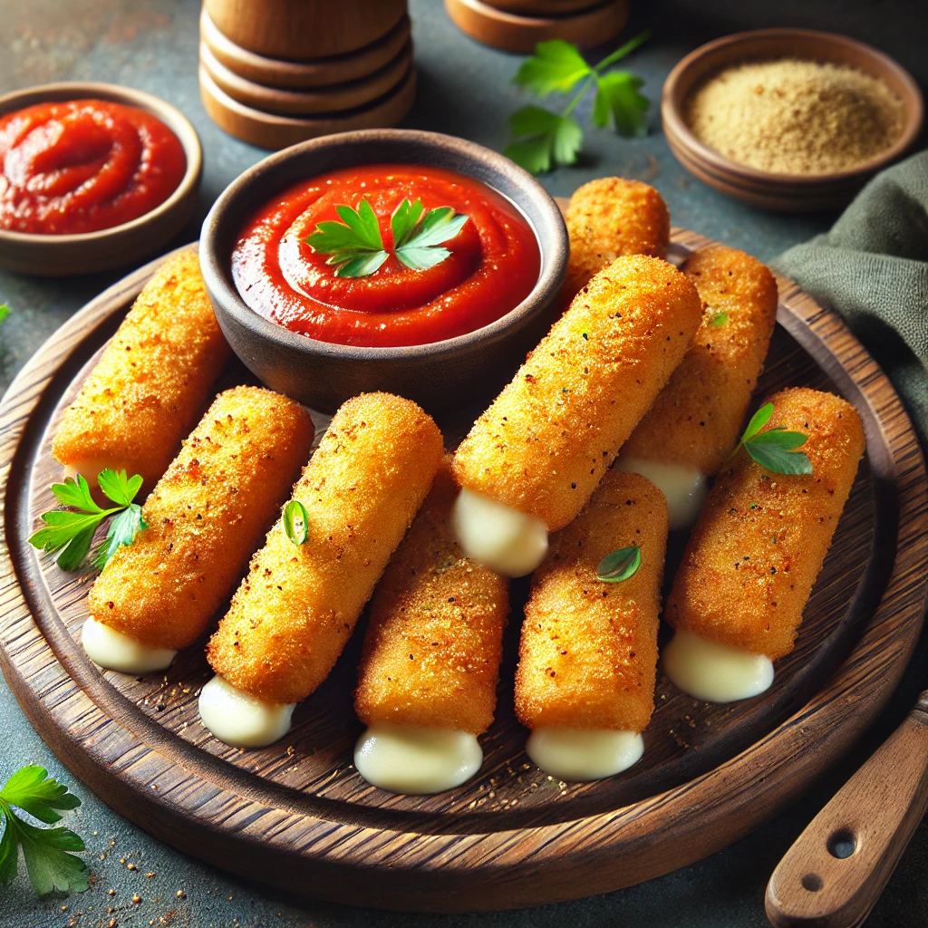 Keto Airfryer Mozzarella Sticks