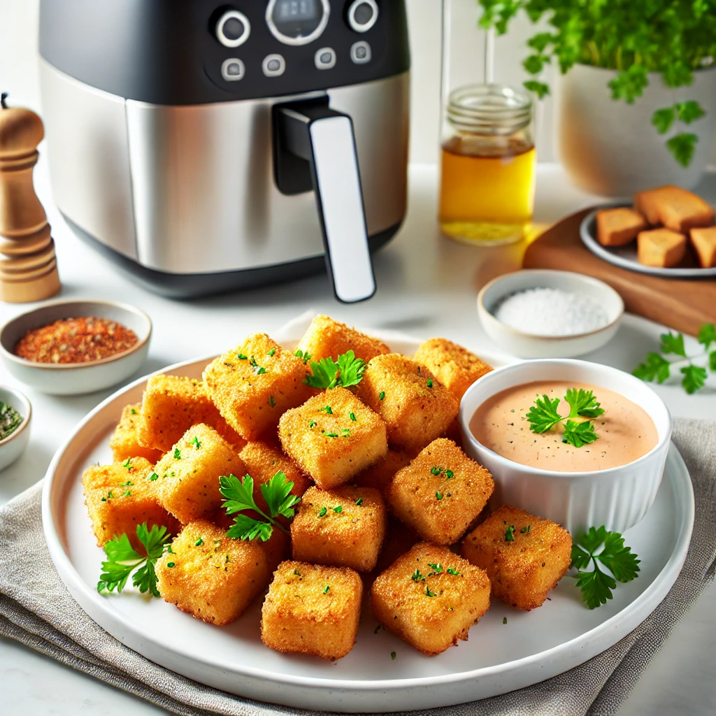 Keto Airfryer Tofu Nuggets